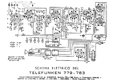 Siemens Telefunken 779 783 Fono