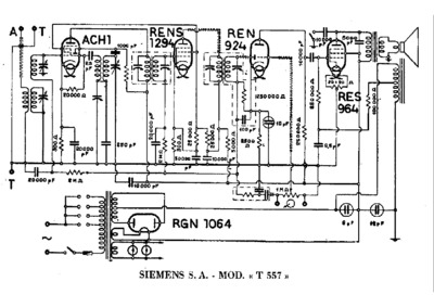 Siemens Telefunken T557 alternate