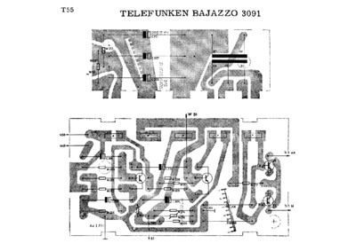 Telefunken Bajazzo 3091 PCB layout