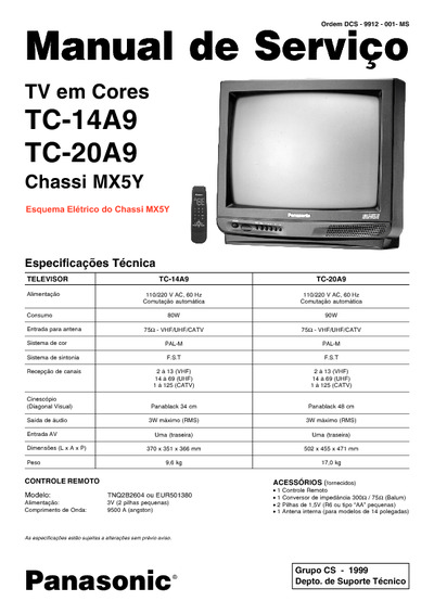 Panasonic TC-14A09 TC-20A09