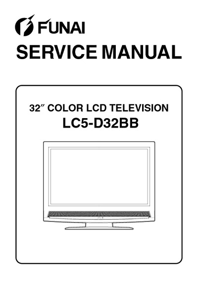 FUNAI LC5-D32BB (A73F0EP) Service Manual