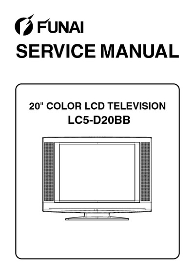 FUNAI LC5-D20BB (A7340EP) Service Manual