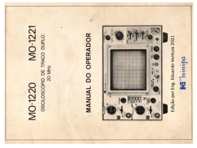 Osciloscópio Minipa MO-1220 e MO-1221