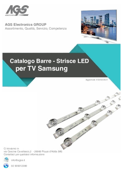 Samsung Catalogo Barras LED