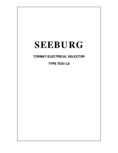 Seeburg TES1 L6