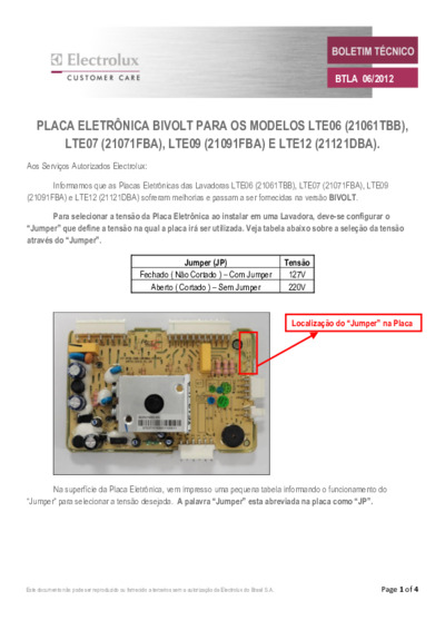 Electrolux LTE06 -21061TBB