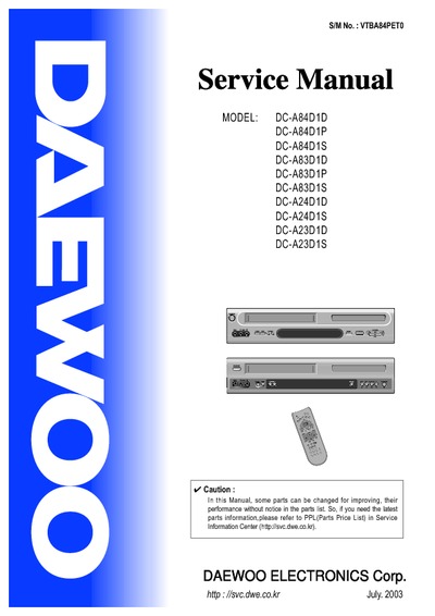 DAEWOO DVD SD7500