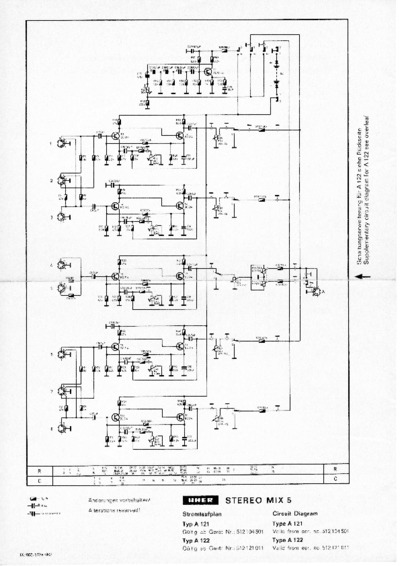 Uher A-122 Schematic
