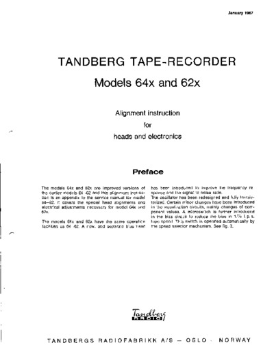 Tandberg 62-X