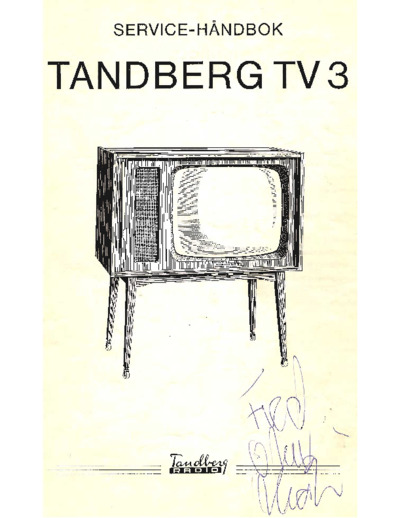 Tandberg TV-3-Service-1963