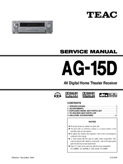 Teac AG-15-D