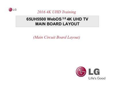 LG Interconnect LED 65UH5500
