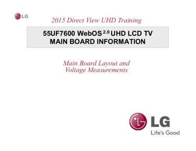 LG Interconnect LED 55UF7600