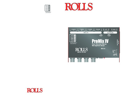 ROLLS MX124 Schematic