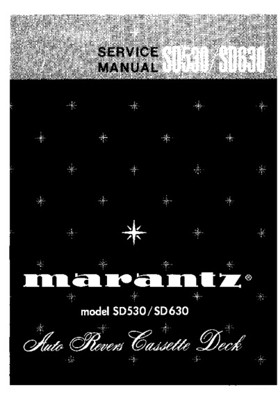 Marantz SD530, SD630