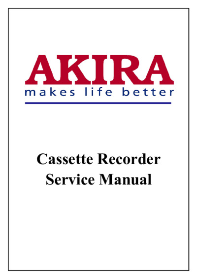 Akira RC-1100V audio