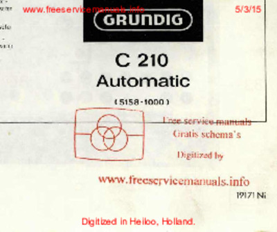 Grundig C210 automatic