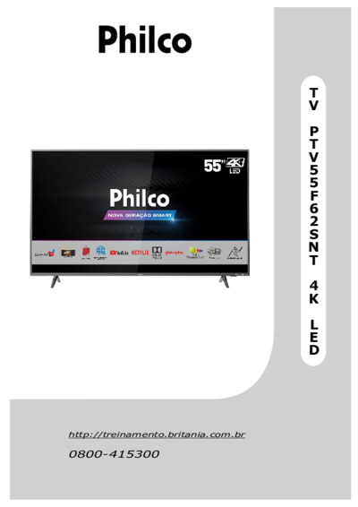 Philco PTV55F62SNT 4K LED BIV