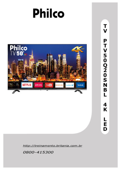Philco PTV50Q20SNBL 4K LED