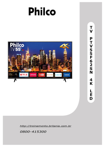Philco PTV55F62SN 4K LED