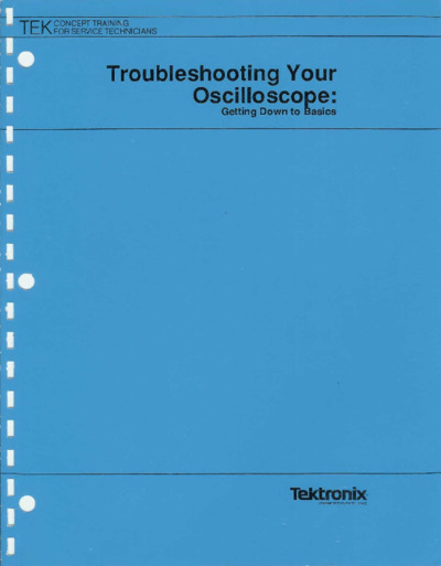 Tektronix Troubleshooting Your Scope