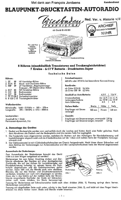 Blaupunkt Wiesbaden Transistor