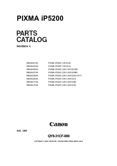 Canon ip5200-pc