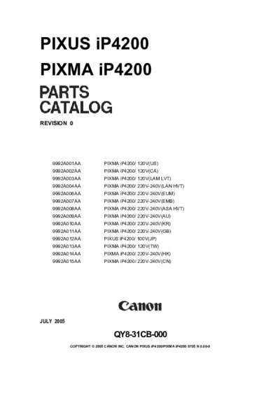 Canon ip4200-pc