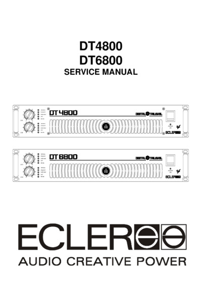 Ecler DT4800, DT6800