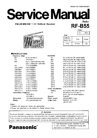 Panasonic RF-B55