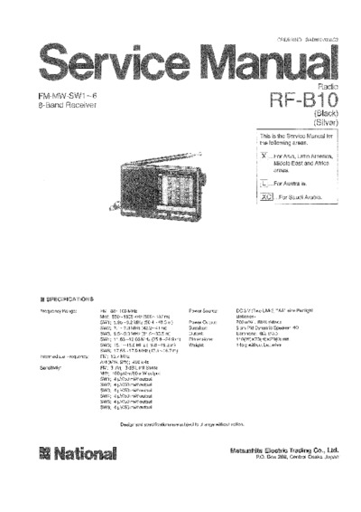 Panasonic RF-B10