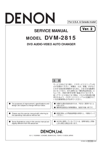 DENON DVM2815E3