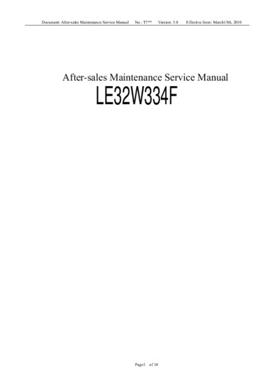 AOC LE32W334F