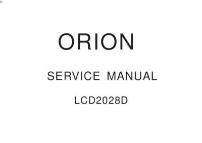 Orion LCD2028D