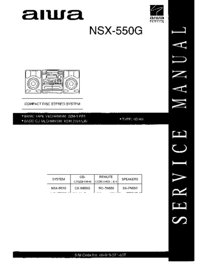AIWA NSX-550G