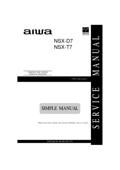 Aiwa NSX-D7, NSX-T7