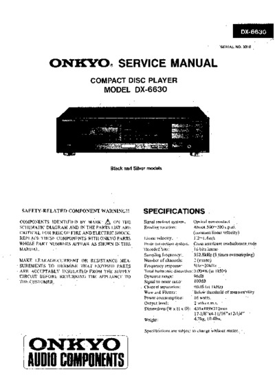 Onkyo DX-6630