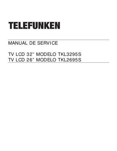 Telefunken TKL3295S TKL2695S