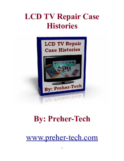 LCD TV Repair Case Histories