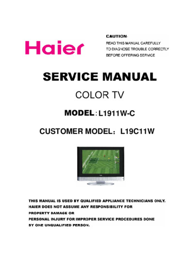 Haier L1911W-C L19C11W DC0S40E0200