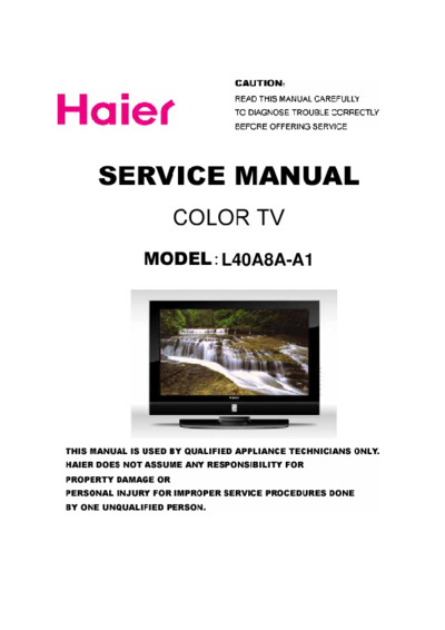 Haier L40A8A-A1 DC0R80E0A00