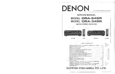 Denon DRA-345R DRA-545R