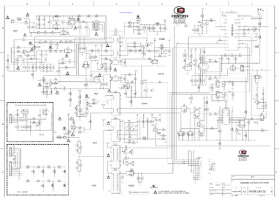 Fonte CCE D3201 MIP320G-A-T1 Com descrição dos componentes
