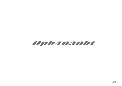 Oneal - OPB4030bt, OPB4020