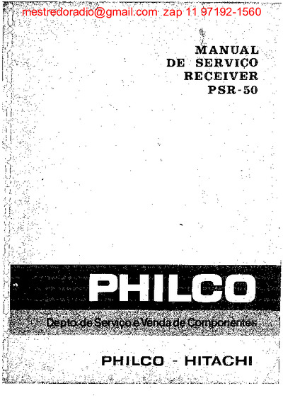 Philco Hitachi PSR-50